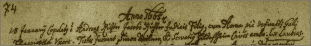 Svatba Ondřeje Richtera