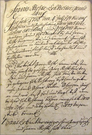 František Richter kupuje grunt